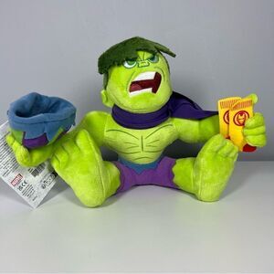 Marvel Holiday Hulk Plush Disney 9” With Tags! NEW